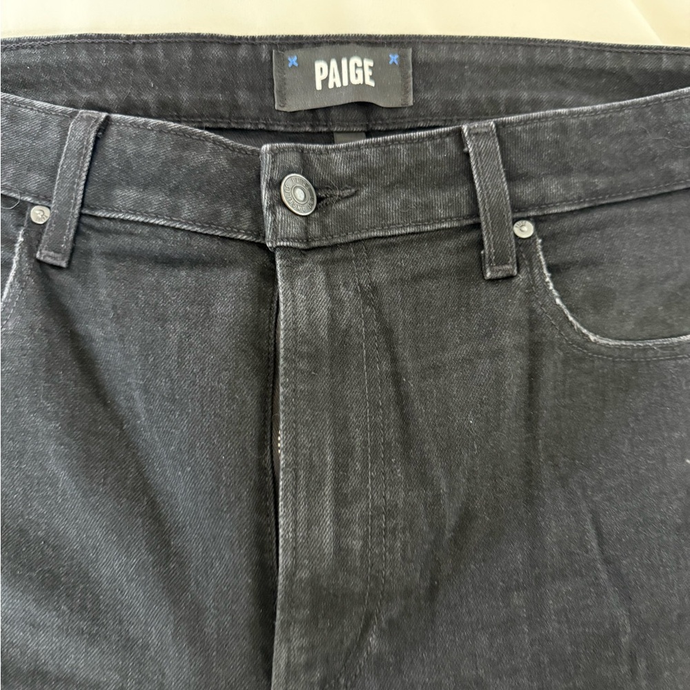 PAIGE Men's Charcoal Jeans